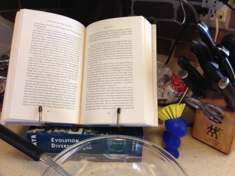 cooking while reading